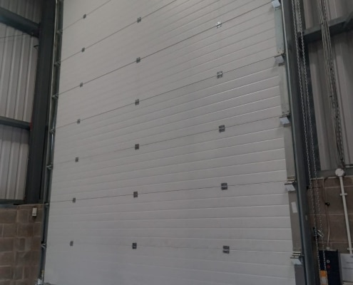 large sectional door repaired in Rochdale